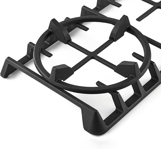 Wok Ring, Replacement Parts Cast Iron Wok Support Ring for Gas Stove Burner Grate Samsung, GE, Kitchenaid, LG, Whirlpool, Frigidaire, Kenmore Etc Gas Stove Stand Rack Accessories