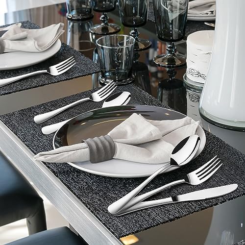 Silverware Set for 6,30 Piece Stainless Steel Flatware Utensils Cutlery Set