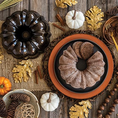 Nordic Ware Original Bundt, 12-Cup, Bronze (Pack of 3)
