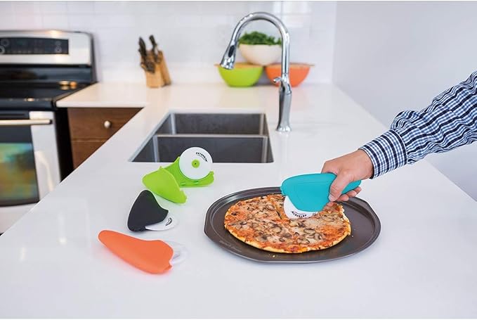 Peterson Housewares Ceramic Pizza Cutter - Green Handle