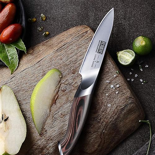 HOSHANHO 3.75 inch Paring Knife, Ultra Sharp Japanese Kitchen Fruit Knife
