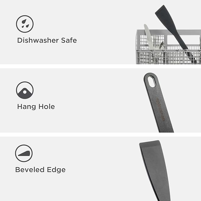 Epicurean Kitchen Series Utensils Angled Turner, Slate