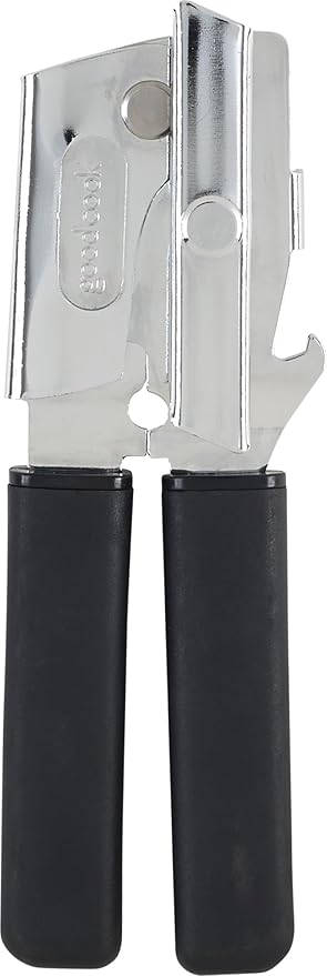 GoodCook Everyday Classic Can Opener – High Carbon Stainless Steel Heavy Duty Can Opener with Soft Grip Handles, Easy to Use Kitchen Tool, Universal for Any Sized Can