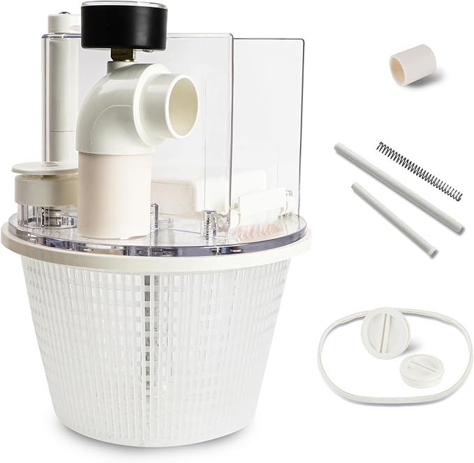 R211100 Vac Mate Pool Cleaner Vacuum Attachment Skimmer Dispenser Box Basket Handle,Multi-Function Skim Replacement