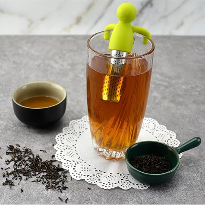 3 Pcs Tea Infuser for Loose Tea Cute Fine Mesh, Tea Strainer Stainless Steel Tea Filter Tea Steeper with Cute Design Tea Diffuser Steeper for Teacups Teapots