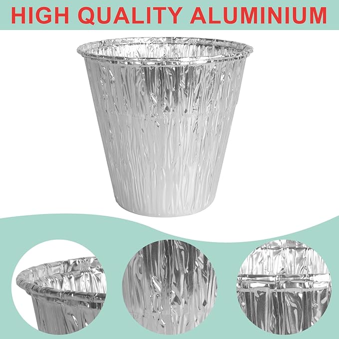 30 Packs BAC608 Grease Bucket Liner for Traeger Timberline and Timberline XL Pellet Grills, Traeger Lronwood, Lronwood XL Disposable Grill Liner, Traeger Flatrock Accessories Drip Tray Liners