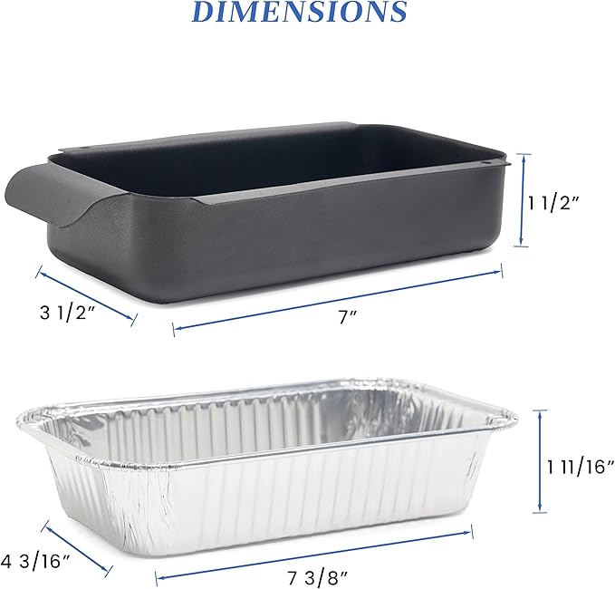 Catch Pan for CharBroil Performance TRU Infrared Gas Grill, Grease Pan Replacement Parts for CharBroil with 10 Pack 9328812P06 Aluminum Liner, Replacement for G416-0015-W1 G325-5703-W1