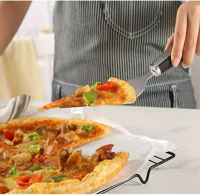 Pizza cutter, pizza cutter wheel, pizza cutter rocker blade, clean and crisp sliced pizza, and other food that needs to be cut Pizza knife with pizza spatula