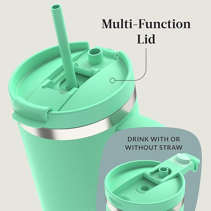 Contigo Streeterville 40oz Tumbler, Stainless Steel Vacuum Insulated, Leak-Proof, Cold for 29 Hours, Reef