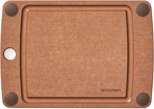 Epicurean All-in-One 10" × 7" Cutting Board, Nutmeg