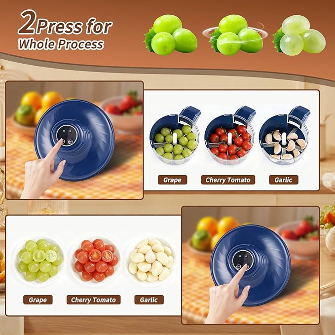 Electric Peeler Machine – One-Touch Automatic Peeler for Garlic & Grapes | Fast, Effortless Peeling for Everyday Kitchen Prep