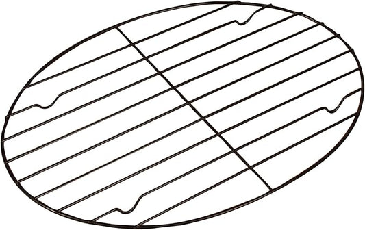 Fox Run - 57213 Fox Run Non-Stick Oval Roasting/Cooling Rack, 11.25 x 8.25 x 0.5 inches, Metallic