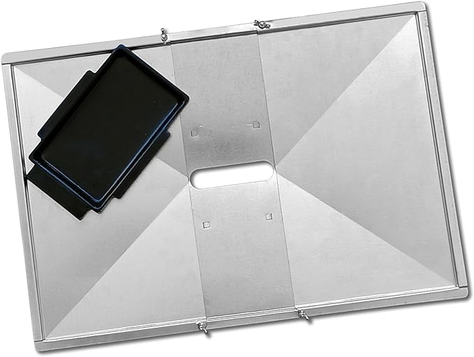Replacement Grease Tray Set for Bbq Grill Models from Nexgrill, Dyna Glo, Kenmore, Backyard Grill, BHG, Uniflame and Others (20-23.5 inches)