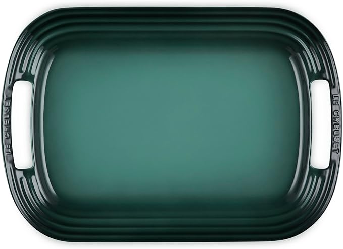 Le Creuset Stoneware Serving Platter, 16.25", Artichaut