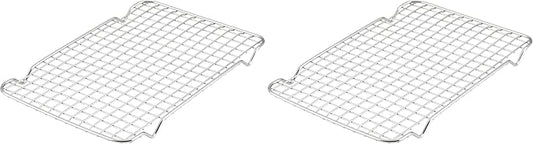 Hestan Provisions OvenBond – 9" x 12.5" Stainless Steel Quarter Sheet Pan Cooling Rack (Pack of 2)