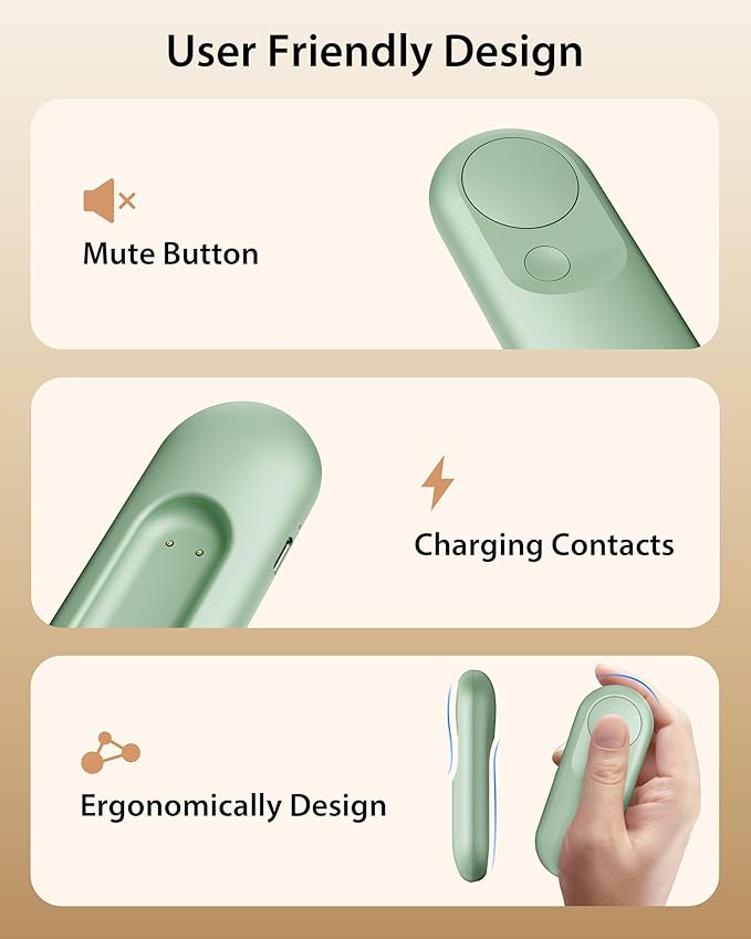 Page Turner for Kindle, Stouchi 2 in 1 Green Magnetic Paperwhite Oasis Scribe Kobo Clicker Accessories Wireless Remote Control for iPhones, iPads, Tablets Camera Video Record Shutter Selfie