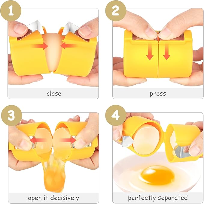 Egg shell opener, Eggshell opener, Egg Clip for Raw Eggs, Egg Peeler for Hard-boiled eggs, Home kitchen Gadgets to Quickly Cut Eggshells
