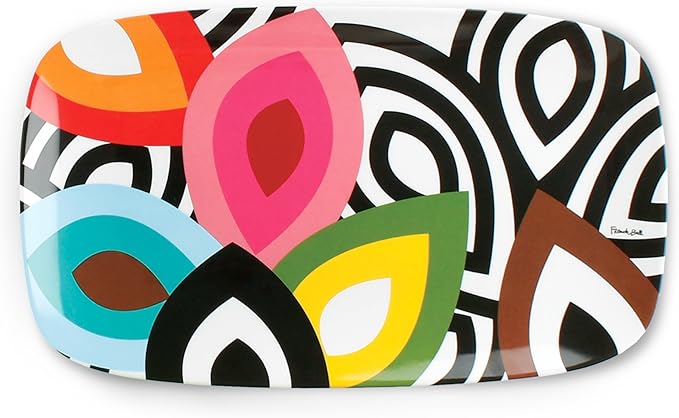 French Bull 13" Rectangular Platter - Melamine Platters and Serving Ware - Plate, Dish, Serving, Collection - Foli