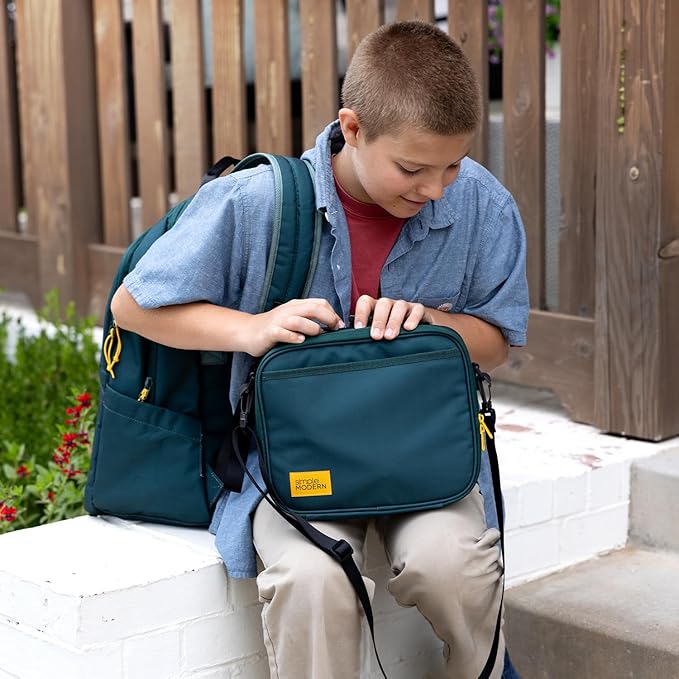 Simple Modern Hadley Lunch Box with Shoulder Strap | Kids & Adults | Insulated Bag with Pockets for Women, Men, Girls, Boys