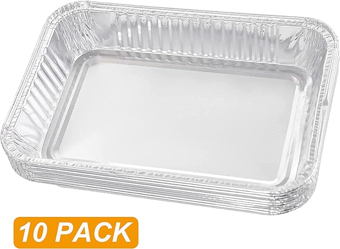 LS'BABQ Catch Pan and Drip Pans for Weber Spirit I II 200/300, Genesis II LX200/300 Series Grill,Aluminum Grease Cup/Tray Replacement Part for Weber 67047,83156,6415
