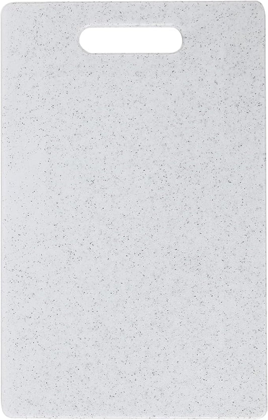Dexas Superboard Cutting Board with Handle 9.5 x 15 inch Blue Granite, Compact Kitchen Prep Board, Dishwasher Safe, Non-Porous Poly Surface, Made in USA