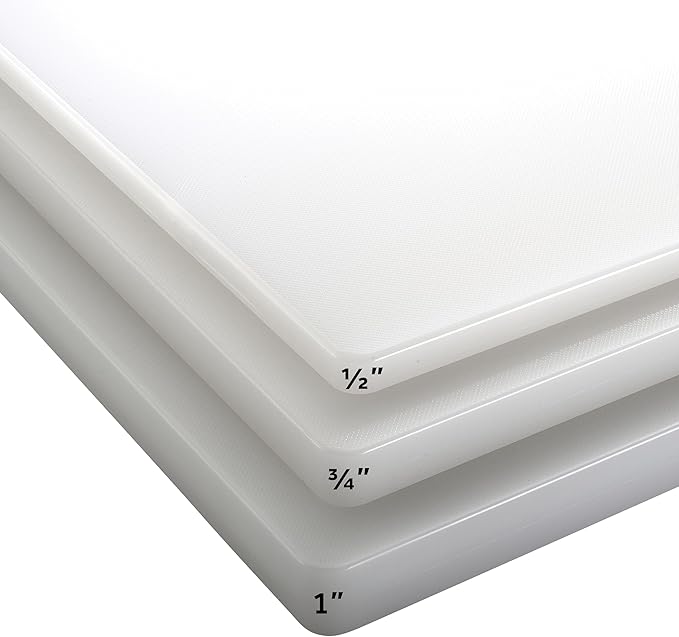 Winco CBWT-1830 Cutting Board, 18-Inch by 30-Inch by 1/2-Inch, White,Medium