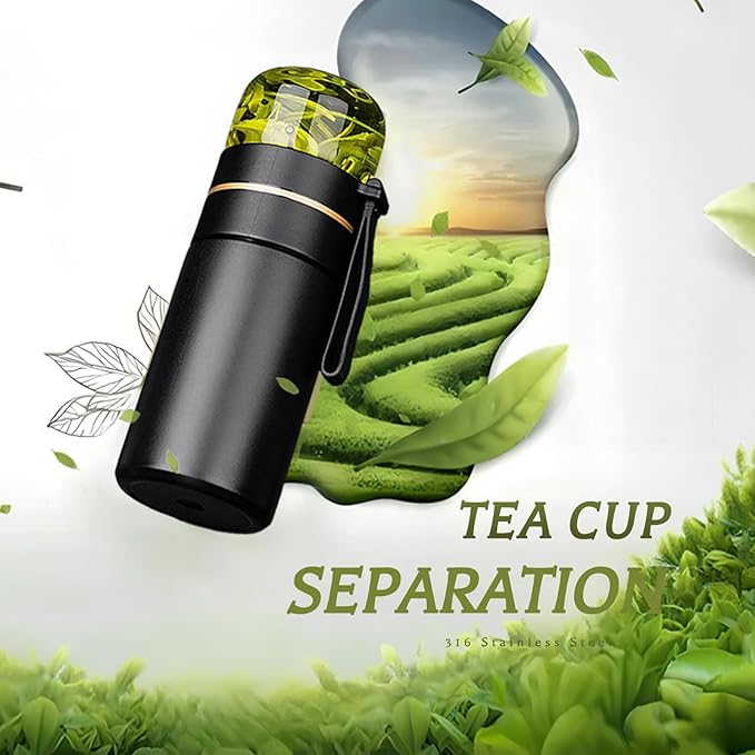 Glass Teapot With Infuser, Travel Tea Mug, Portable Loose Tea Infuser, Tea Cup With Infuser And Lid, Tea Mug With Infuser For Outdoor tea tumbler at Home