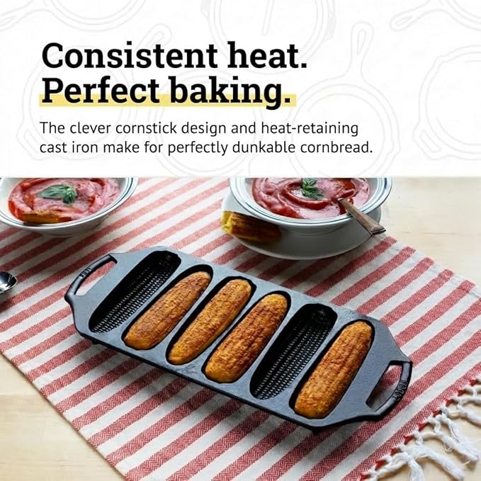 Lodge Cast Iron Cornstick Pan