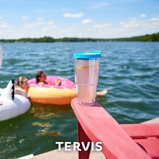 Tervis Sara Berrenson - Ocean Keepsakes Sea Swirl Made in USA Double Walled Insulated Tumbler Travel Cup Keeps Drinks Cold & Hot,