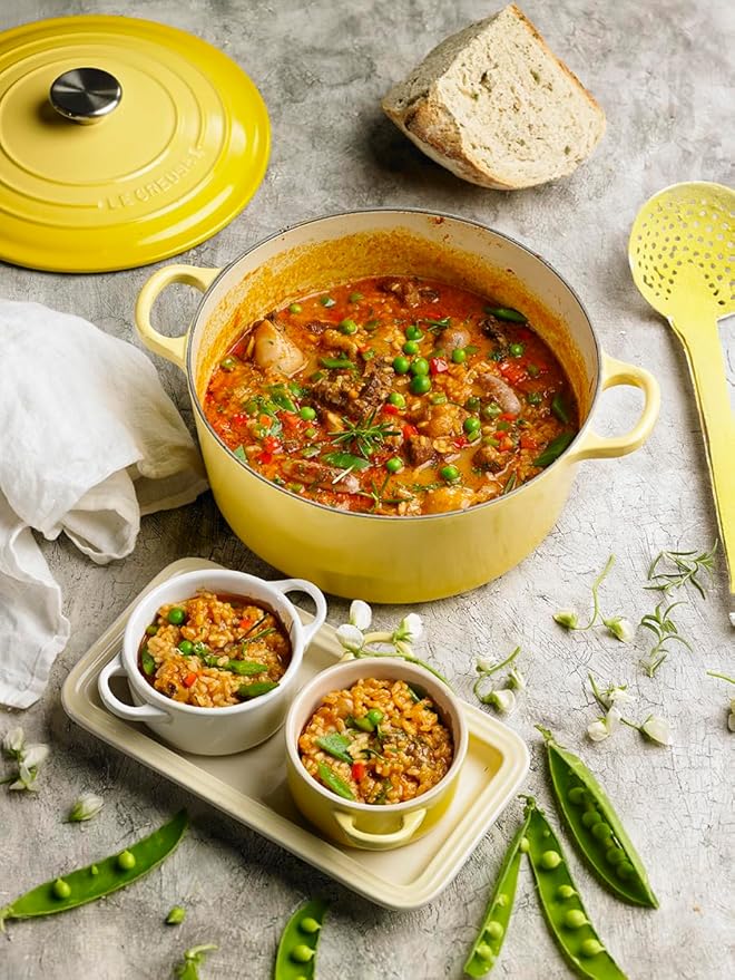 Le Creuset Stoneware Mini Round Cocotte, 8 oz., Soleil