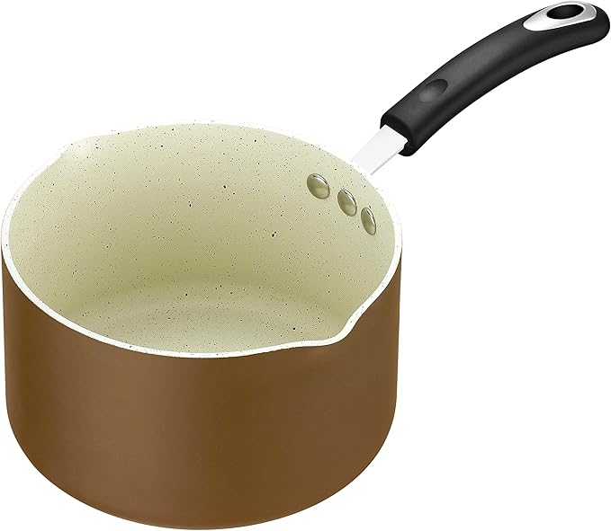 The All-In-One Stone Saucepan and Cooking Pot by Ozeri - 100% APEO, GenX, PFBS, PFOS, PFOA, NMP and NEP-Free German-Made Coating