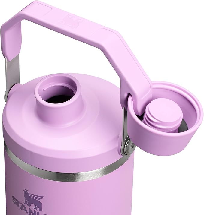 Stanley IceFlow 2.0 Fast Flow Tumbler with Handle 40 oz | Twist On Angled Spout Lid | Leakproof Water Bottle | Insulated Stainless Steel | BPA-Free | Lilac