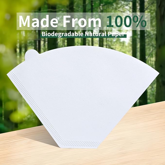 Disposable Coffee Paper Filters for Cuisinart Coffee Maker, 100pcs white