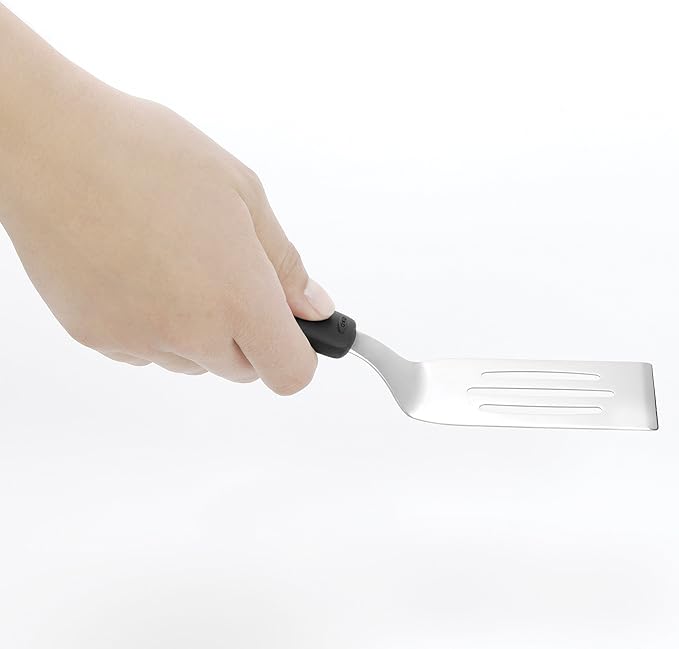 OXO Good Grips Stainless Steel Cut and Serve Turner, Black