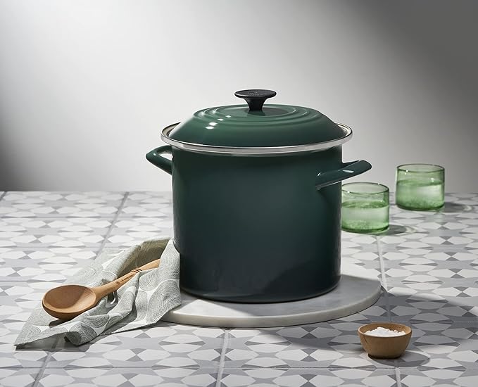 Le Creuset Enamel On Steel Stockpot, 8 qt., Artichaut