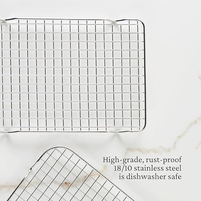Hestan Provisions OvenBond – Quarter Sheet Pan Rack, 11.75" L x 8.25" W (Cooling Rack)