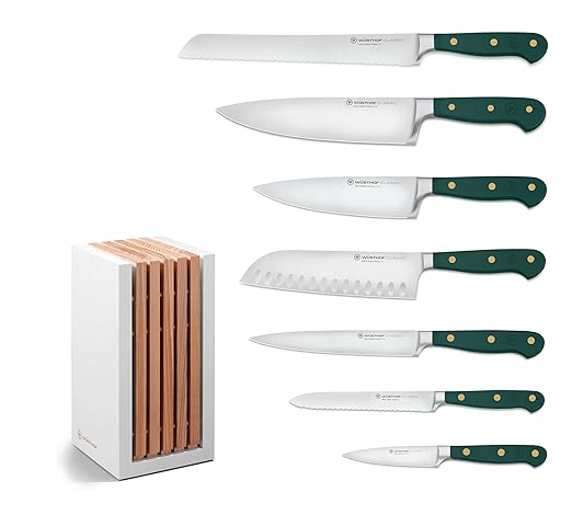 WÜSTHOF Classic Fresh Rosemary 8-Piece Knife Block Set