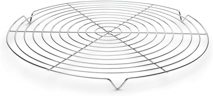 Fox Run Round Cooling Rack, Iron/Chrome, 13-Inch