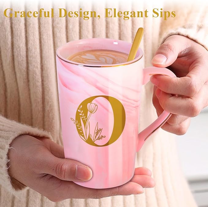 Personalized Ceramic Coffee Mug with Lid Tea Cup Women Wife Anniversary Her 9 11 12 13 15 16 17 18 19 22 39 44 Silk Tin Gifts Pottery Steel Linen Lace Crystal Silver China Pearl Rudy Sapphire Golden,O