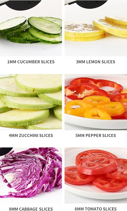 GYH&GXR Mandoline slicer Mandoline food slicer for kitchen Adjustable stainless steel blades Vegetable Chopper Potato Tomato Carrot Vegetable Fruit and Onion Cutter