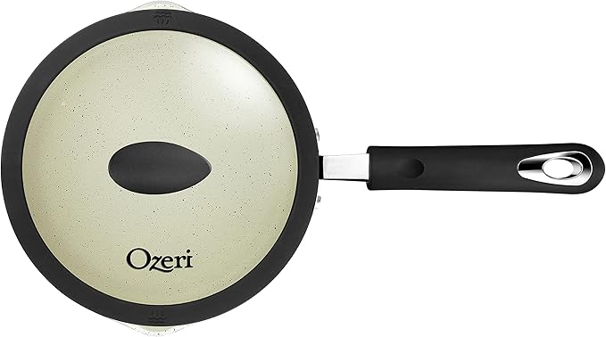 The All-In-One Stone Saucepan and Cooking Pot by Ozeri - 100% APEO, GenX, PFBS, PFOS, PFOA, NMP and NEP-Free German-Made Coating