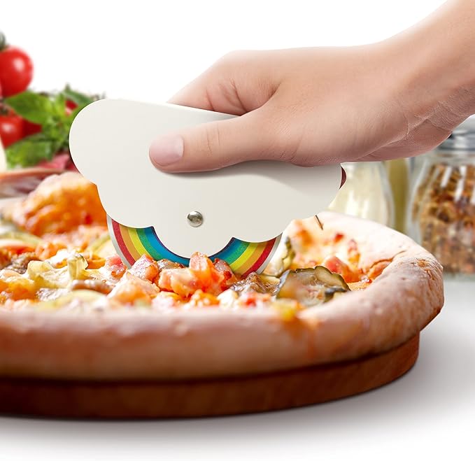 Genuine Fred PIE IN THE SKY, Rainbow Pizza Cutter