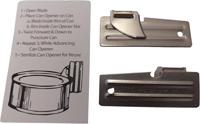 Best Glide ASE's U.S. SHELBY CO. Military Style Can Openers, P-51 (2 pack)