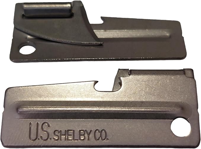 Best Glide ASE's U.S. SHELBY CO. Military Style Can Openers, P-38 (2 pack)