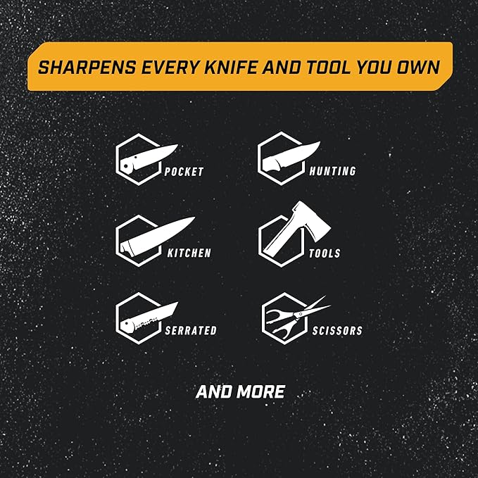 Work Sharp Ken Onion Edition Knife & Tool Sharpener Elite Mk2 - Complete Knife Sharpening System with Blade Grinding Attachment and extra belts