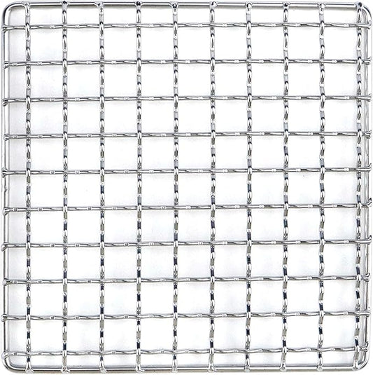 Cooling Rack Stainless Steel Metal Wire Rack Barbecue Carbon Baking Net Grill Square Cooling Rack 130×130mm/5.12×5.12in, Square