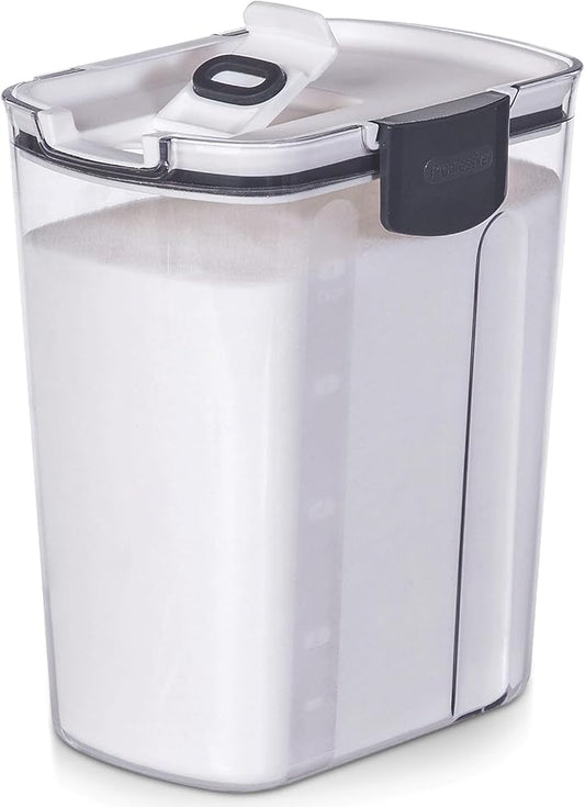 ProKeeper Sugar & Flour Storage Container – 1 Piece, Clear, Airtight Seal for Freshness
