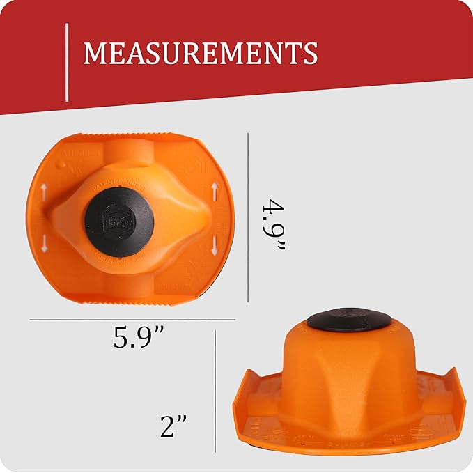 Borner by Reston Lloyd Food Safety Holder for Mandoline Slicers, Cutters & Graters, Protective Finger Guard for Safe Slicing & Grating, Made in Germany, Orange