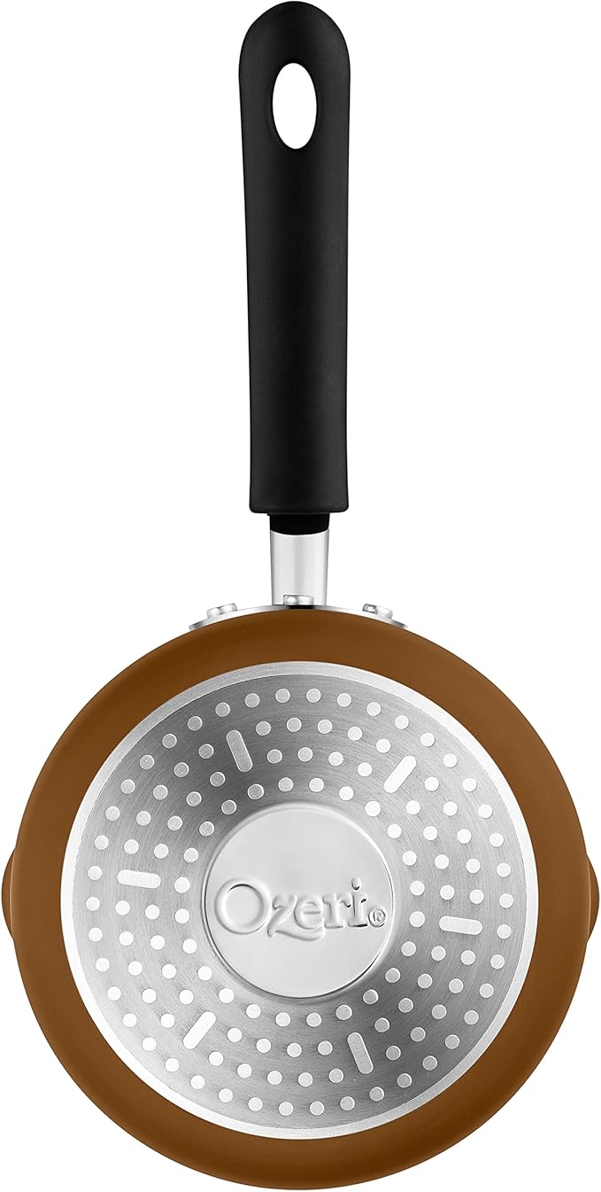 The All-In-One Stone Saucepan and Cooking Pot by Ozeri - 100% APEO, GenX, PFBS, PFOS, PFOA, NMP and NEP-Free German-Made Coating