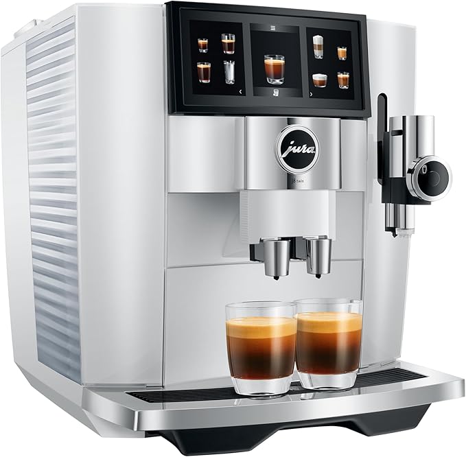 Jura J8 twin Diamond White Automatic Coffee Machine